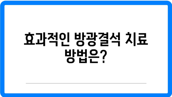 방광결석의 원인과 증상| 효과적인 치료 방법과 예방 팁 | 방광결석, 건강, 의료 정보