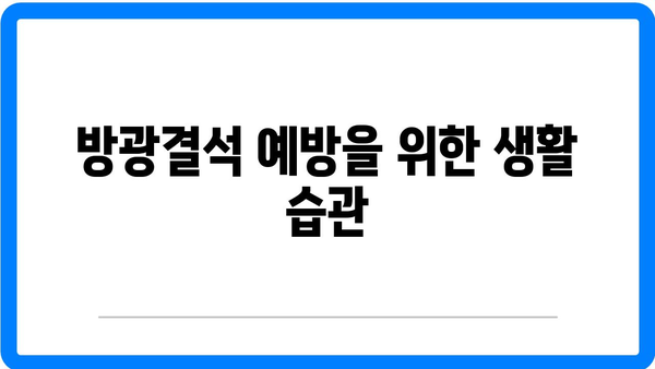 방광결석의 원인과 증상| 효과적인 치료 방법과 예방 팁 | 방광결석, 건강, 의료 정보