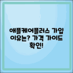 애플케어플러스 가입 이유 및 가격 가이드